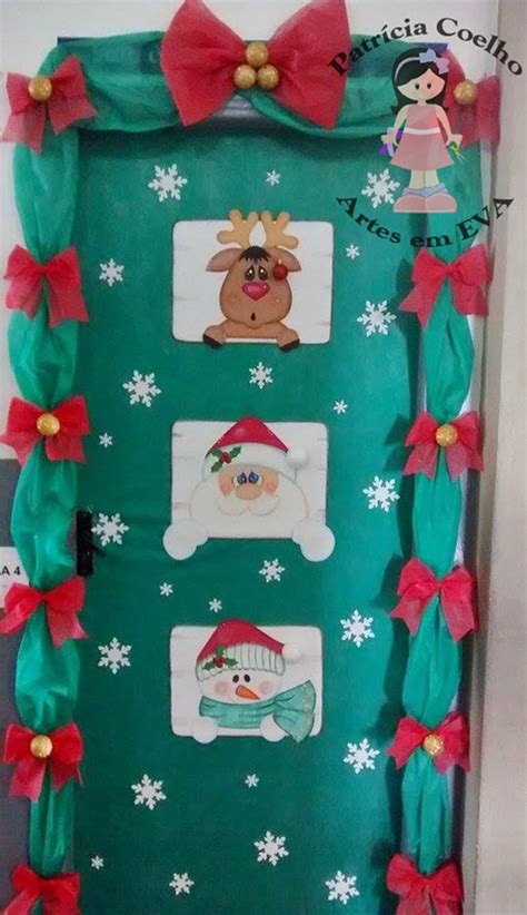 Porta De Natal Sala De Aula - Decoração De Natal Para Sala De Aula Infantil - Últimas Decoração