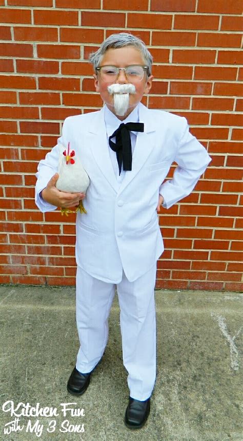 Our 2013 Homemade Kfc Kentucky Fried Chicken Costumes Kitchen Fun