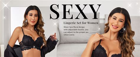 Avidlove Sexy Lingerie For Women Lace Bra And Panty Set Underwire Bra Lingerie Set Underwear At