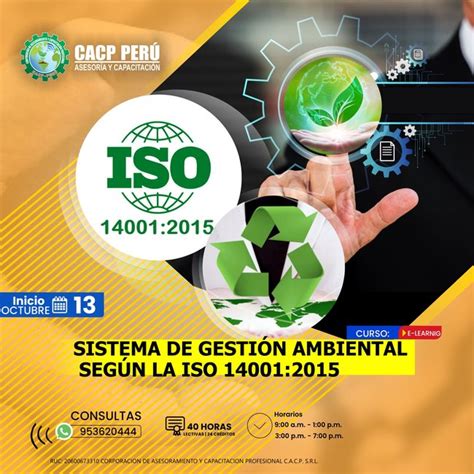 Cacp Per Curso Sistema De Gestion Ambiental Seg N La Iso