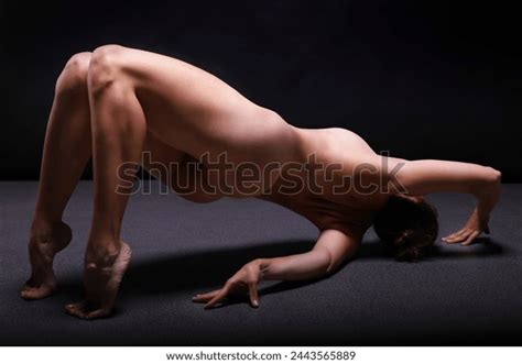 Beautiful Naked Woman Sitting Yoga Pose Stock Photo Shutterstock