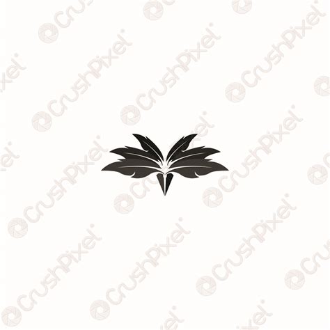 Feather Logo Stock Vector 4980194 Crushpixel