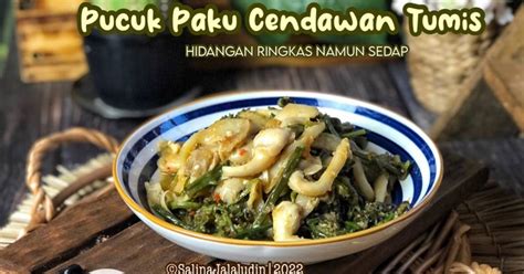 Resipi Pucuk Paku Cendawan Tumis Oleh Salina Jalaludin Cookpad