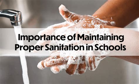 Importance Of Maintaining Proper Sanitation In Schools