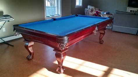 Connelly San Carlos Pool Table Millcreek Stain On Maple With Ball In