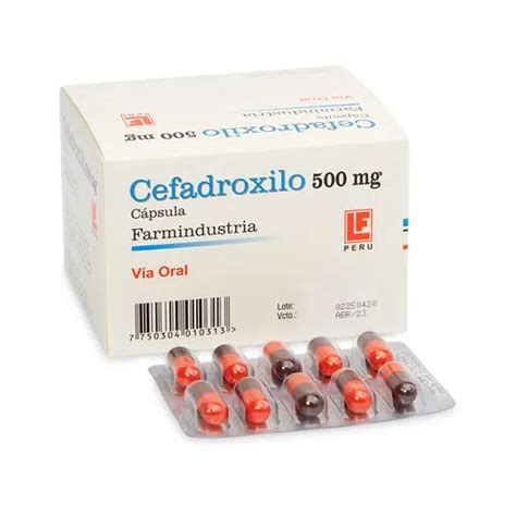 Cefadroxilo Mg Tabletas Recubiertas