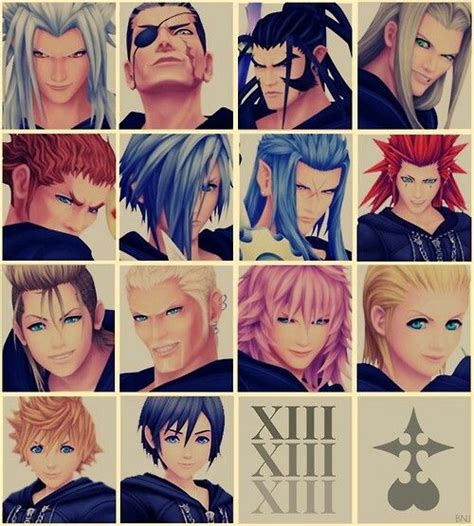 Kingdom Hearts Organization Xiii Kingdom Hearts Kingdom Hearts