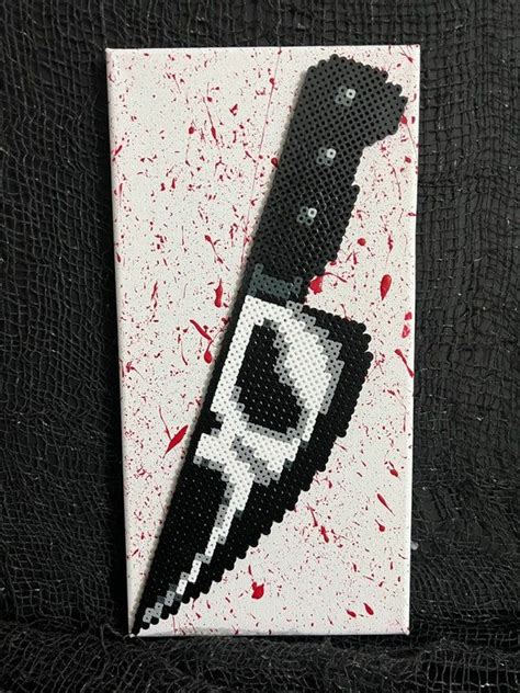 Scream Etsy Easy Perler Beads Ideas Perler Patterns Perler Bead