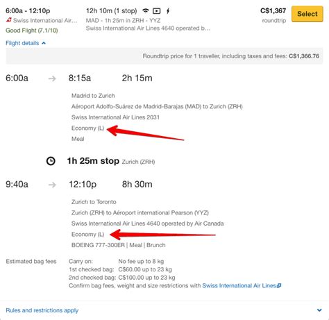 Booking Class Travel