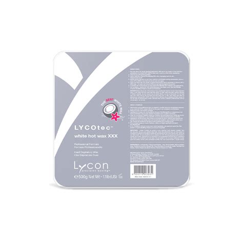 LYCOTEC WHITE HOT WAX XXX Lycon Cosmetics Canada