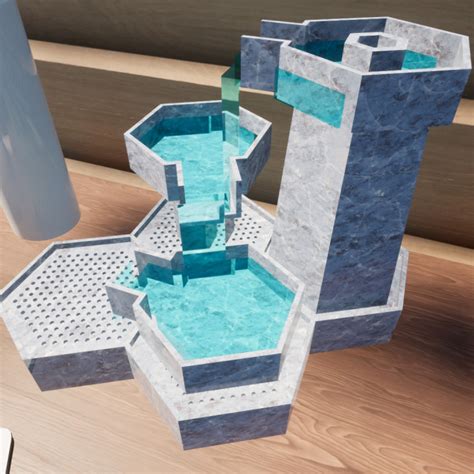 3d Printable Geometry Water Flow By Nana File3d