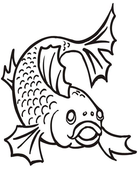 Ikan Di Pinggan Cartoon Hitam Putih Derek Smith