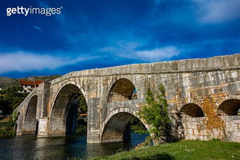 Arslanagic Bridge On Trebisnjica River In Trebinje Bosnia And