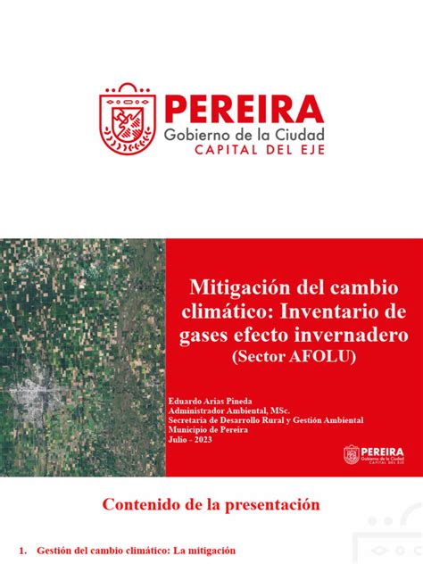 Gcc Modulo De Mitigación De Gei Pdf Gases De Efecto Invernadero