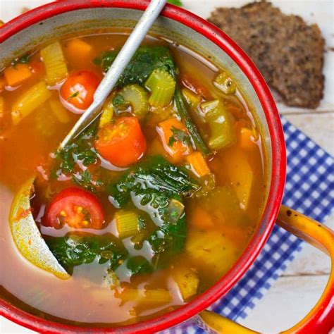 Italian Vegan Garbanzo Bean Soup Vegan Heaven