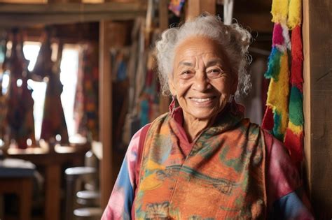 Premium AI Image Photo Of Latina Old Woman