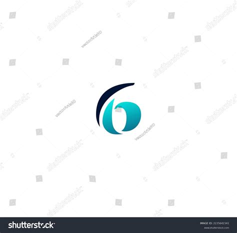 Number 6 Logo Design Template Elements Stock Vector (Royalty Free ...