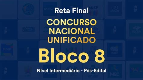 Reta Final Cnu Bloco N Vel Intermedi Rio P S Edital Realidade