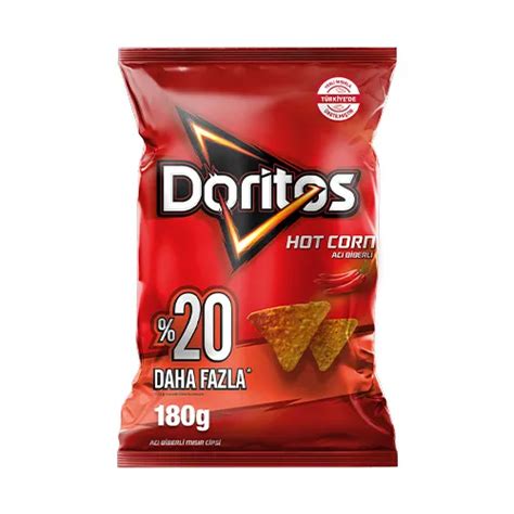 Doritos Hot Corn Acı Biberli Mısır Cipsi Parti Boy