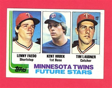 Kent Hrbek Topps Rookie Card Rc Minnesota Twins Values Mavin