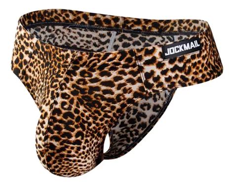 Zbb Bikini De Una Sola Tanga Con Estampado De Leopardo Meses sin interés