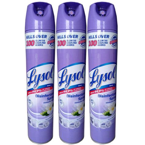 Set Of Lysol Disinfectant Spray Early Morning Breeze Scent Grams