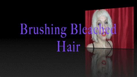 Mistress Isadora Brushing Her Bleach Blonde Hair Mistress Isadora Clips4sale