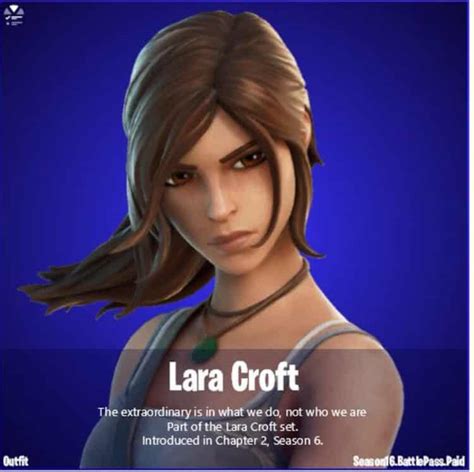 Lara Croft Fortnite PFP