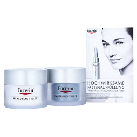 EUCERIN Anti-Age Hyaluron-Filler SET - Tag+Nacht+Serum 50 + 50 ...