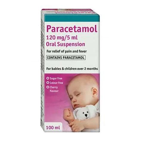 Paracetamol Months Mg Ml Oral Suspension Ml Expresschemist