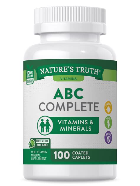 Abc Multivitamins Benefits at Sally Seim blog