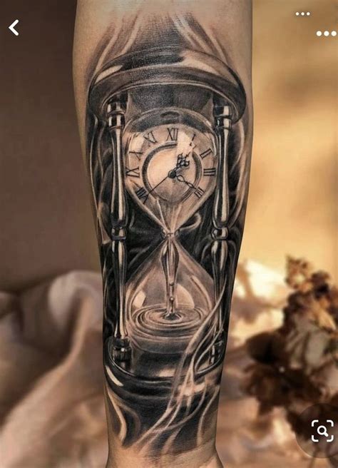 Pin On Andre Hourglass Tattoo Tattoos For Guys Clock Tattoo Sleeve