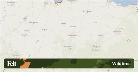 Wildfires in Indiana