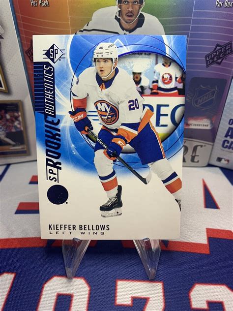 2020 21 SP Hockey Rookie Authentics Blue 128 Kieffer Bellows New