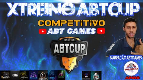 FREE FIRE AO VIVO XTREINO COMPETITIVO ABTCUP SALA PERSONALIZADA JOGANDO