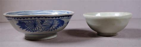 Blue and White Chinese Ceramic Bowls (11.5 cm and 16 cm) - Ceramics ...