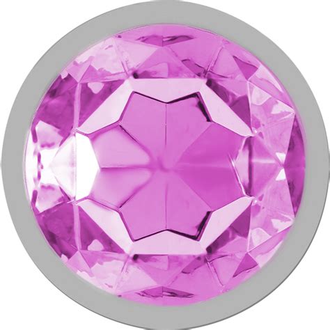 INTENSE PLUG ANAL METAL ALUMINIO CON CRISTAL ROSA TALLA S Lilith