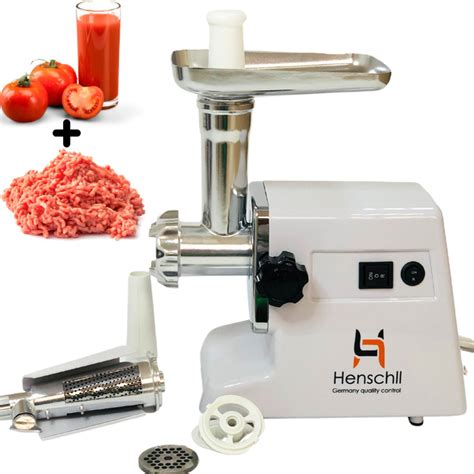 Мясорубка электрическая с соковыжималкой Henschll HS-0032 2500 Вт ...