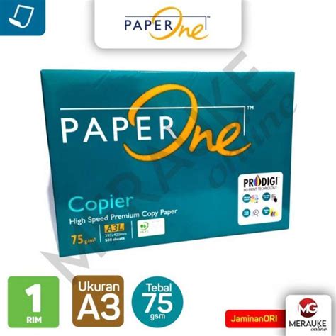 Jual Kertas HVS Paper One A3 75 GSM Di Seller Merauke Online Official