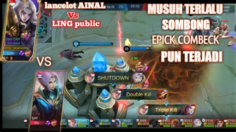 Hyper Lancelot Vs Hyper Ling Mobile Legends Bang Bang Youtube