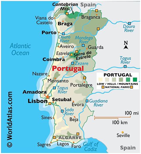 portugal maps facts world atlas