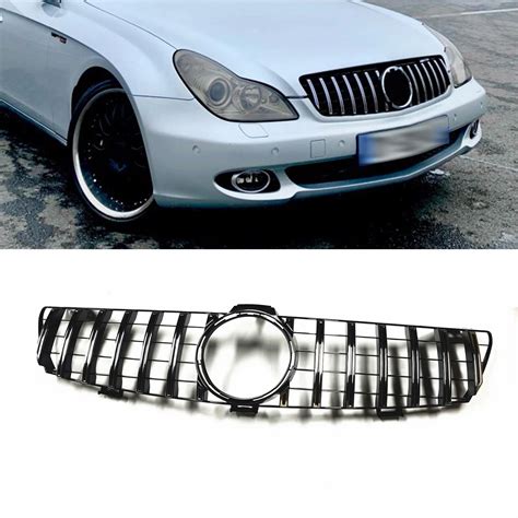 For Mercedes Benz W219 CLS Class CLS500 2005 2008 Front Grille Grill GT