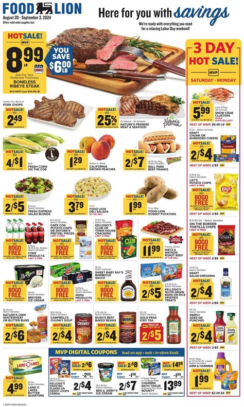 Food Lion Ad Circular - 08/28 - 09/03/2024 | Rabato