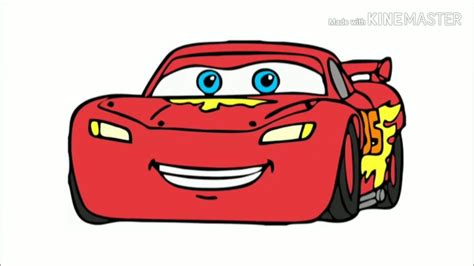 Como desenhar o Relâmpago McQueen (PASSO A PASSO) - YouTube