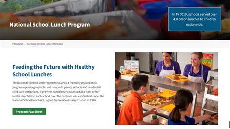 National School Lunch Program (NSLP): Assistance for Children - The Mad ...