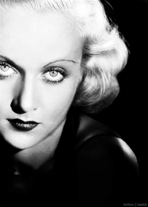 Carol Lombard Eyes Wide Open Attrici Arte Femminile Hollywood