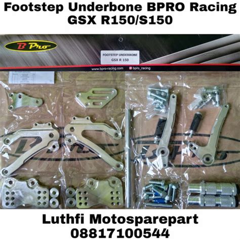 Jual Footstep Underbone Bpro Racing Gsx R Gsx S Silver