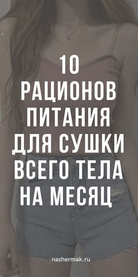 Диета для сушки тела: меню для женщин, правила питания и ...