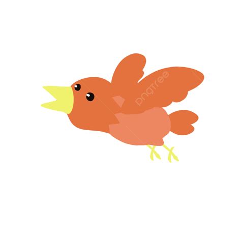 Flying Bird Birdie Bird Flying Bird Material Png Transparent Clipart