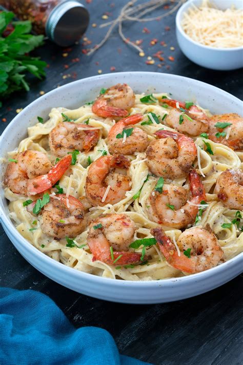 Shrimp Fettuccine Alfredo Pasta Recipe Insidepub